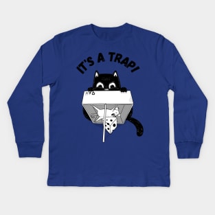 IT'S A TRAP Kids Long Sleeve T-Shirt